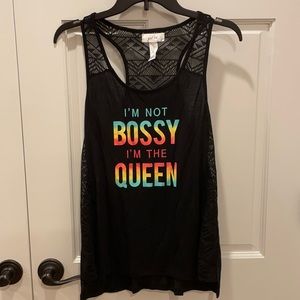 ✨5 for $25✨ just be…(M) black tank top.